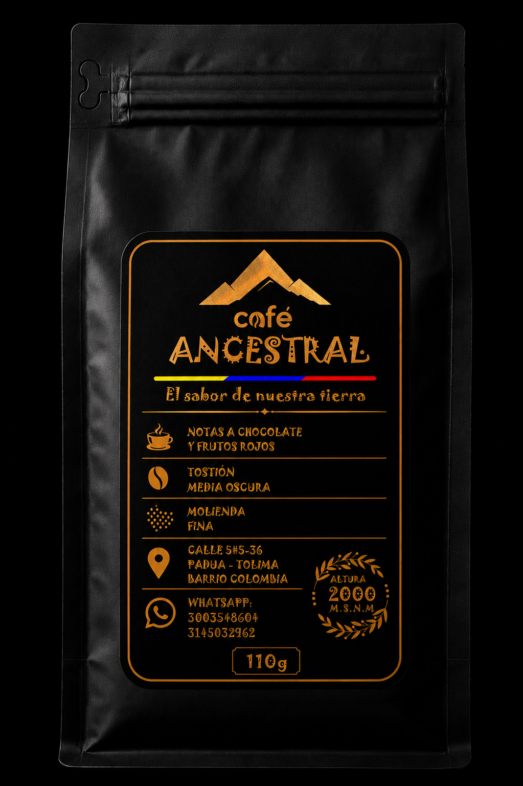 Café Ancestral Origen — Granos selectos de alta montaña